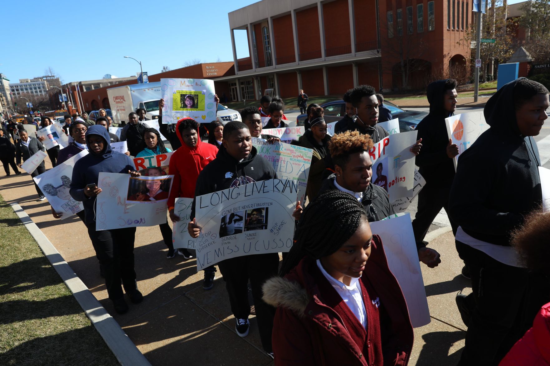 Grand Boulevard student walkout